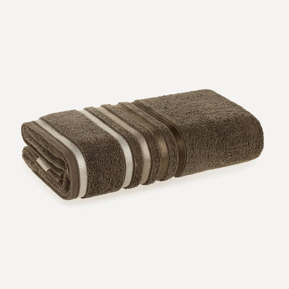 Toalha Fio Penteado Lumina Gris / Greige