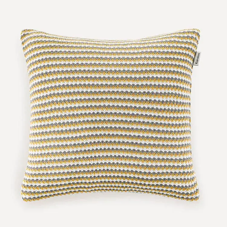 Almofada decorativa Karsten Sam Mostarda