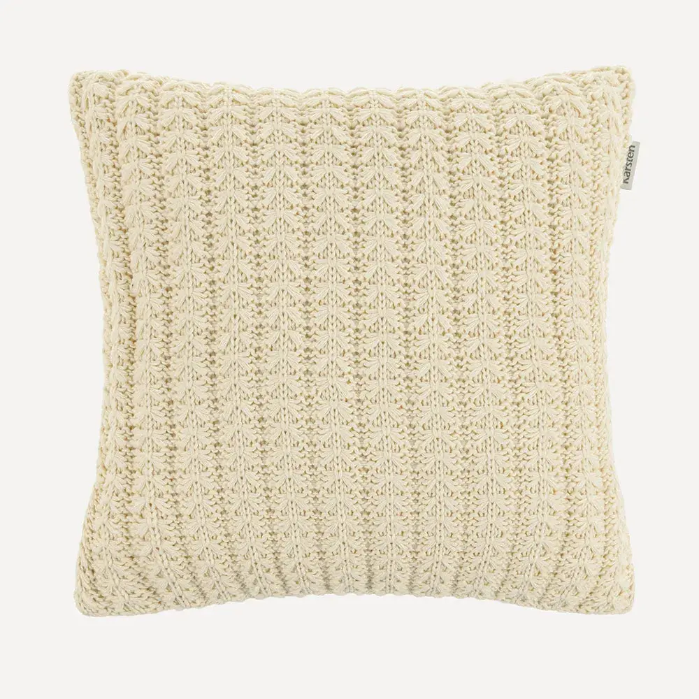 Almofada Decorativa de Tricô 45cm x 45cm Diana Giz