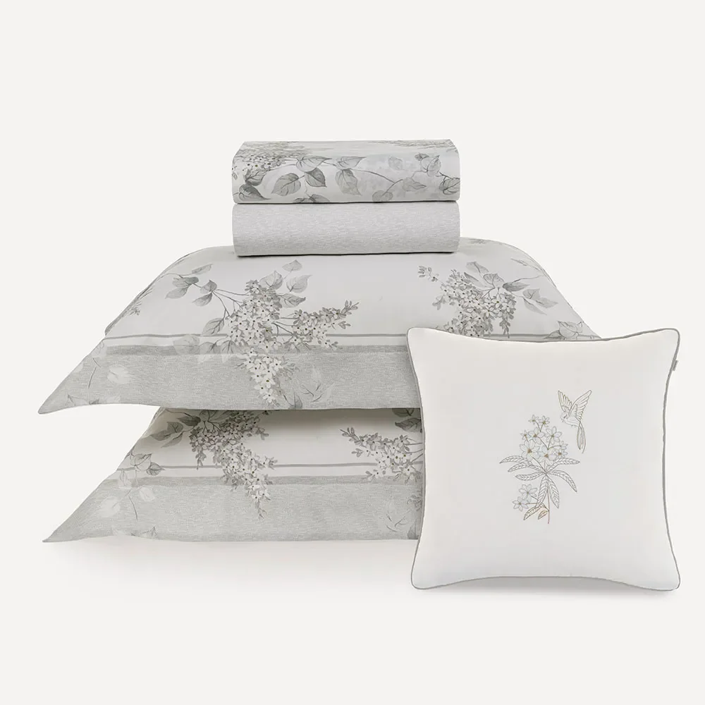 Jogo de Cama Queen com Capa de Almofada 200 Fios Brenda — imagem 1