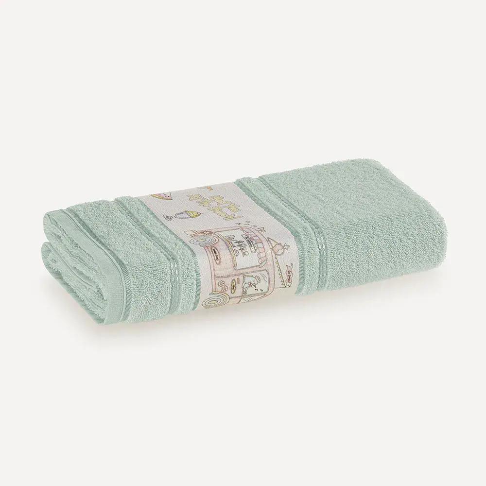 Toalha de Banho Infantil Coral Acqua