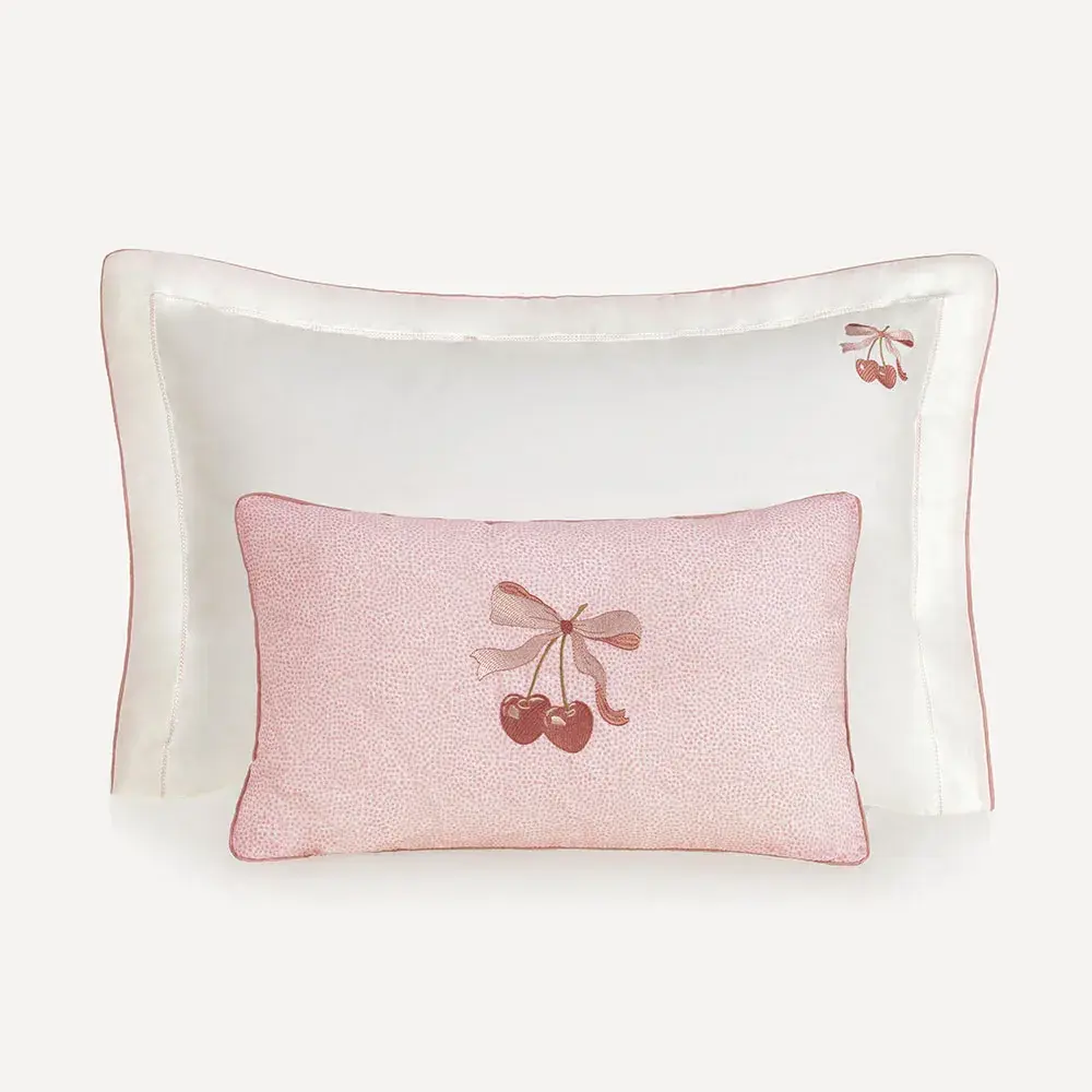 Kit Fronha e Porta-travesseiro Infantil 100% Algodão Zoe