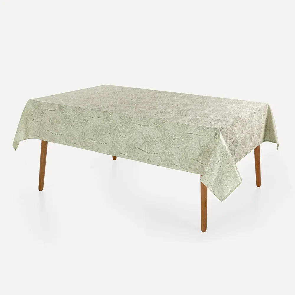 Toalha de Mesa Retangular 10 Lugares Bali Alecrim — imagem 1