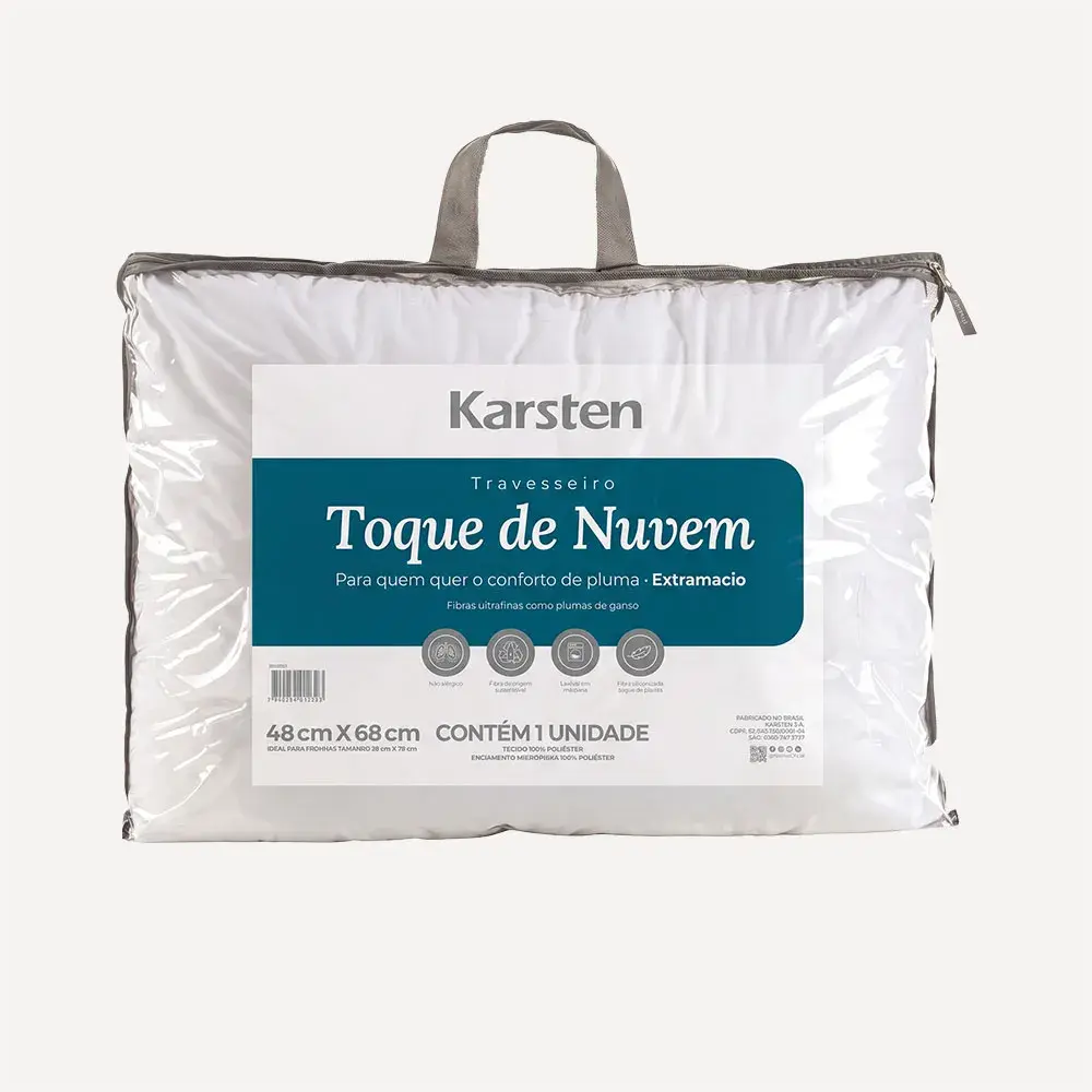 Travesseiro Extra Macio Toque de Nuvem