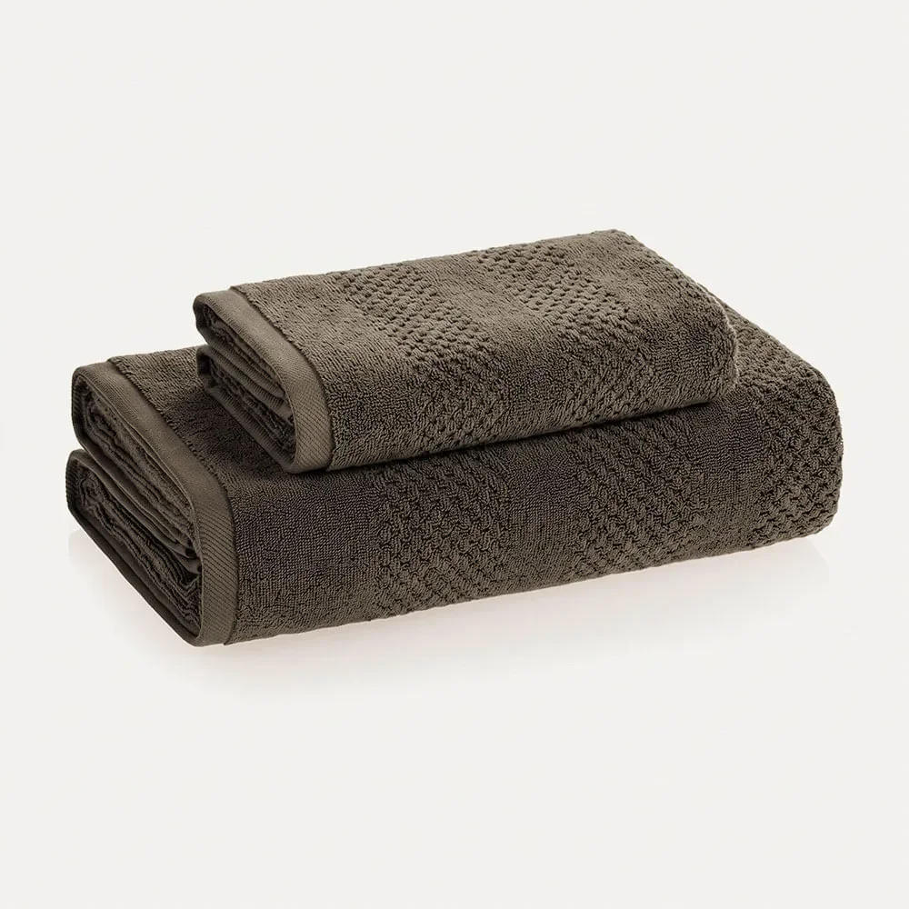 Kit e 100% Algodão Fio Zero Twist Roma Gris — imagem 1