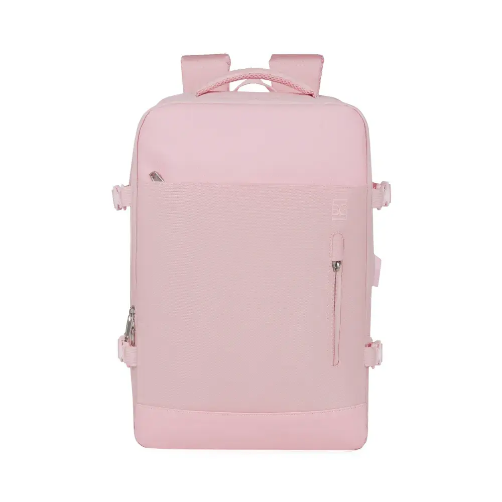 Mochila de Viagem Grande Expansível Explore Rose