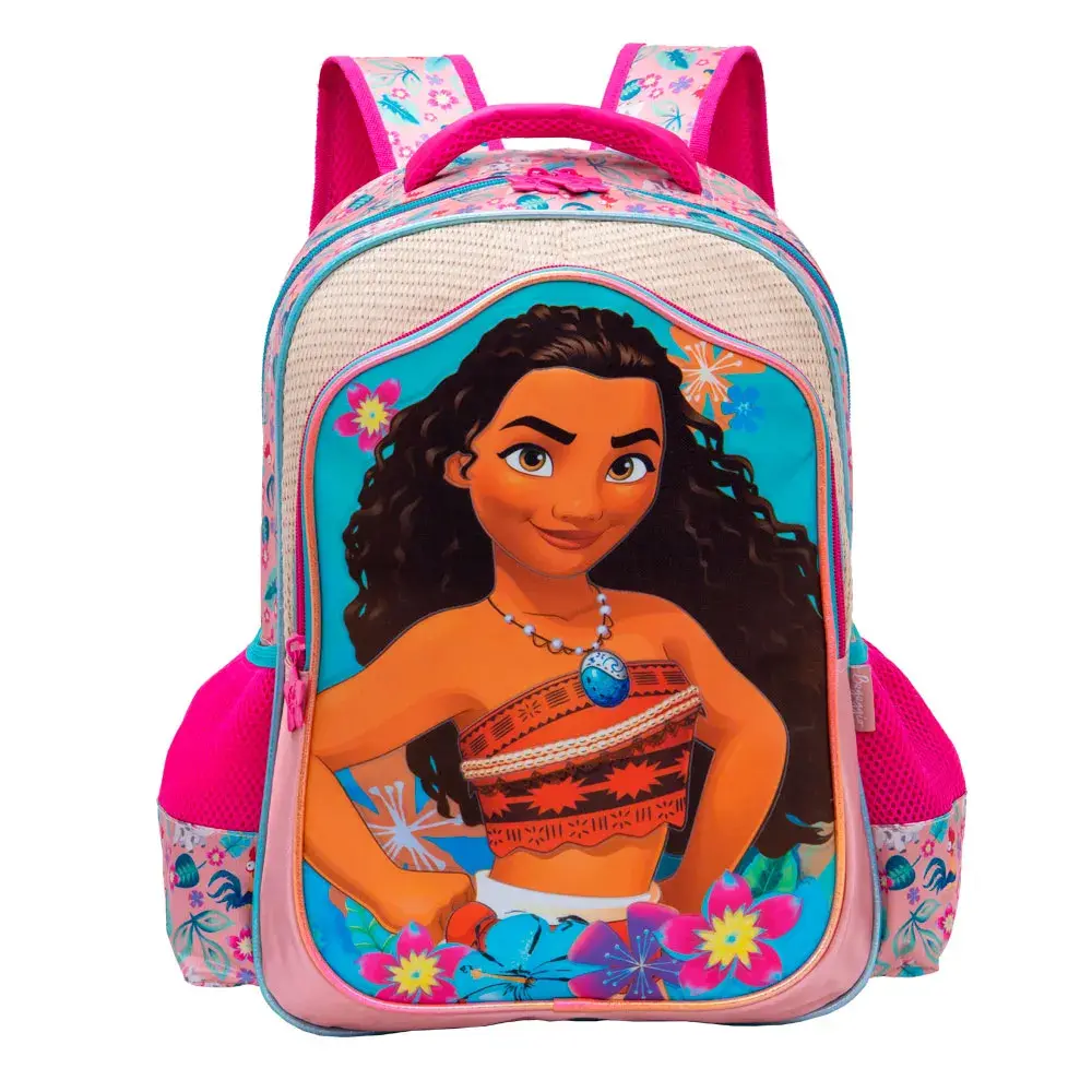 Mochila Escolar Feminina Moana Vermelha