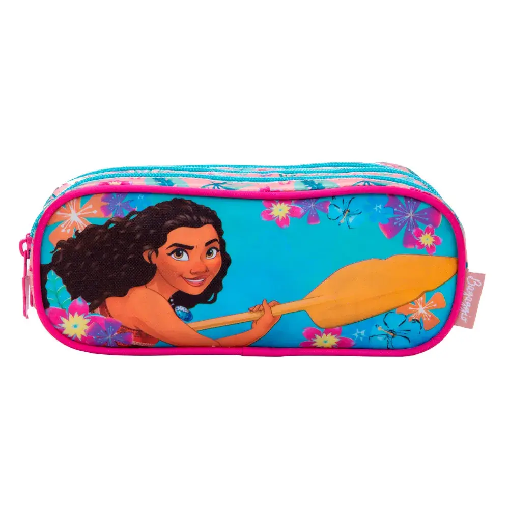 Estojo Escolar Feminino Moana Vermelho