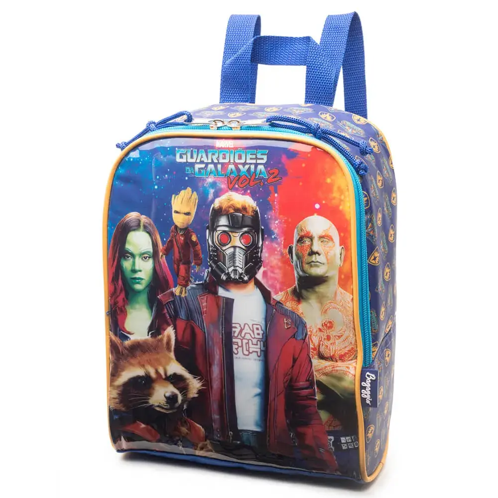 Lancheira Infantil Masculina Térmica Guardiões da Galaxia Colorida