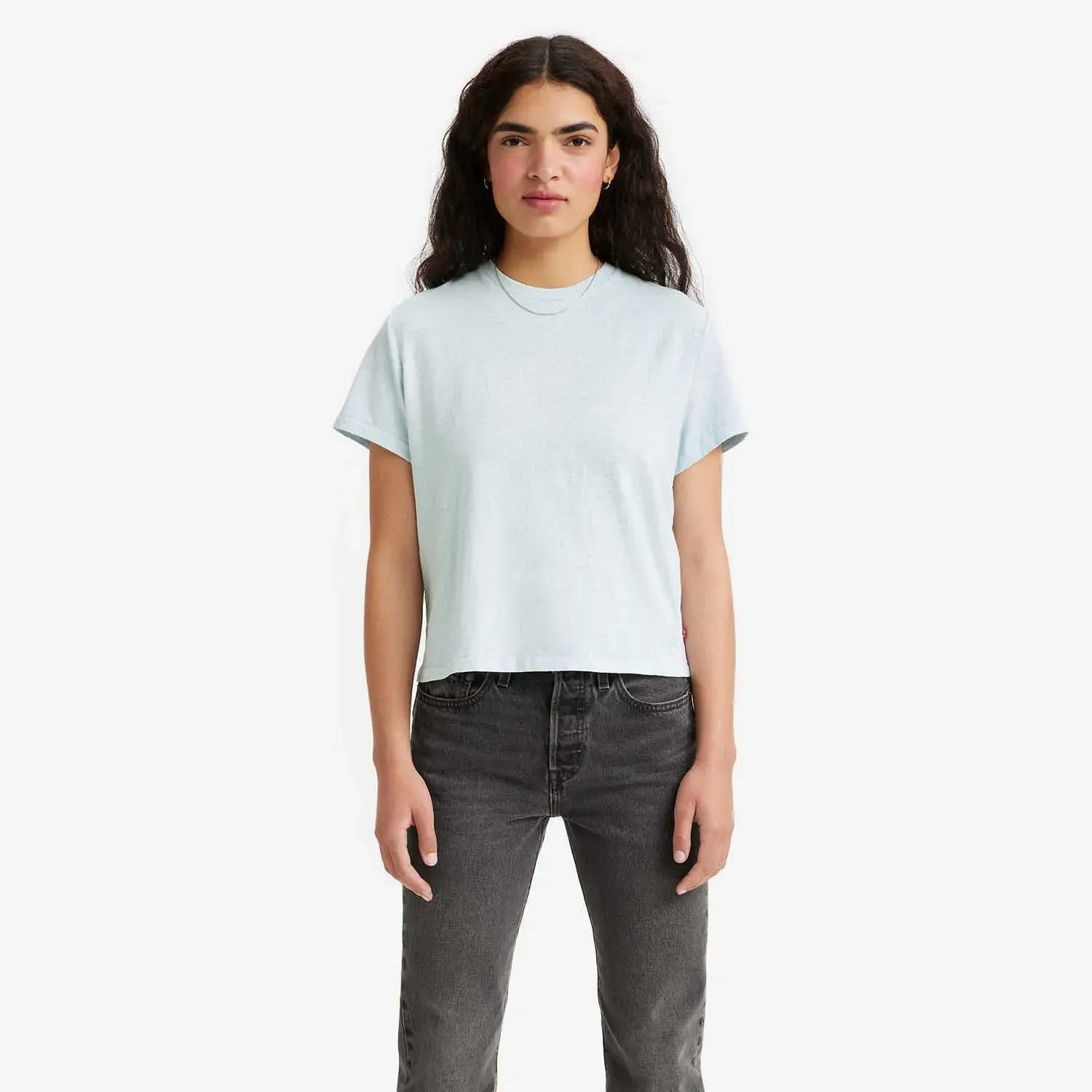 Camiseta Levi's® Clássica Fit Azul Claro Claro