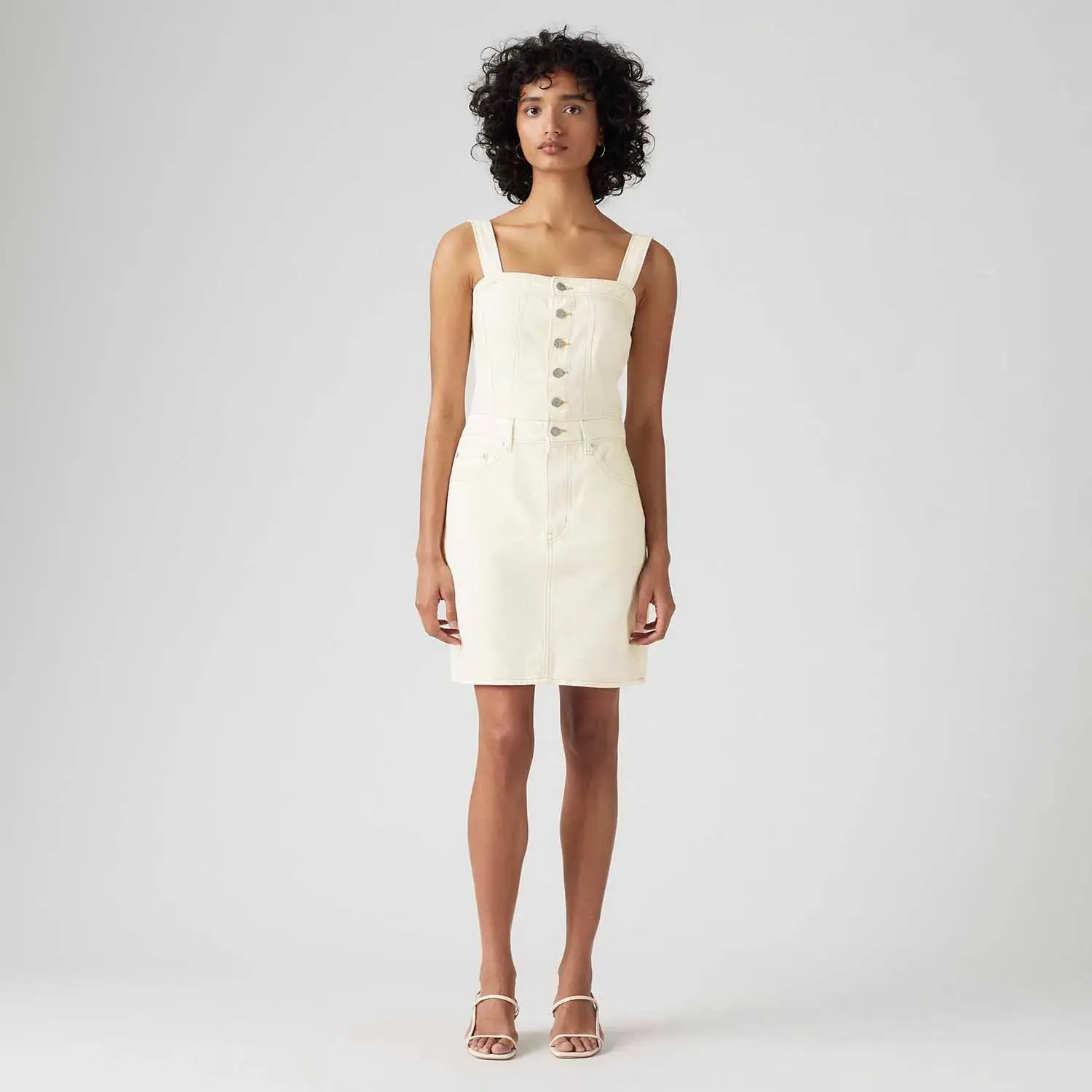 Vestido Jeans Levi's® Iconic Branco