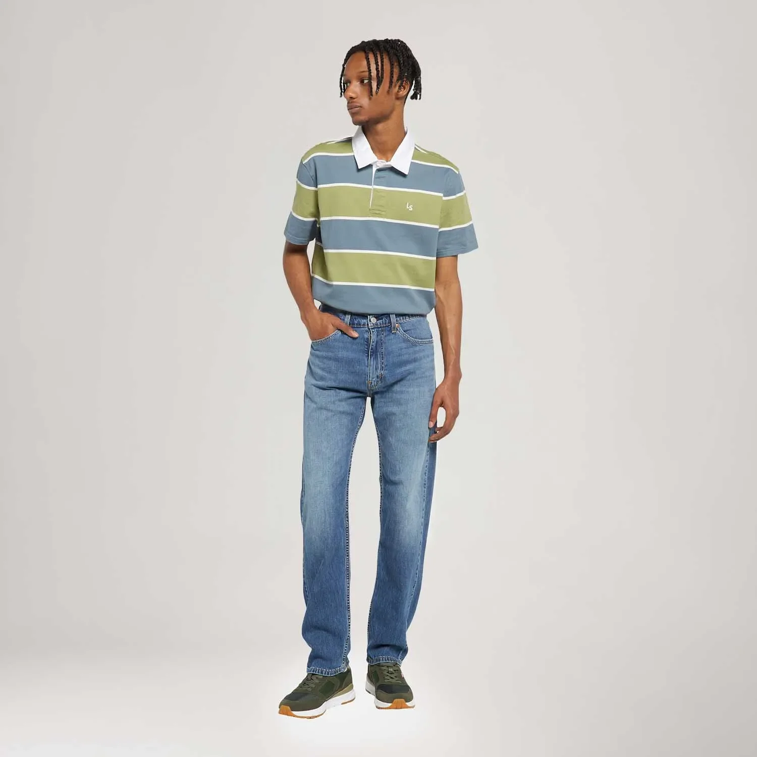 Calça Jeans Levi's® 505® Regular Lavagem Média — imagem 1