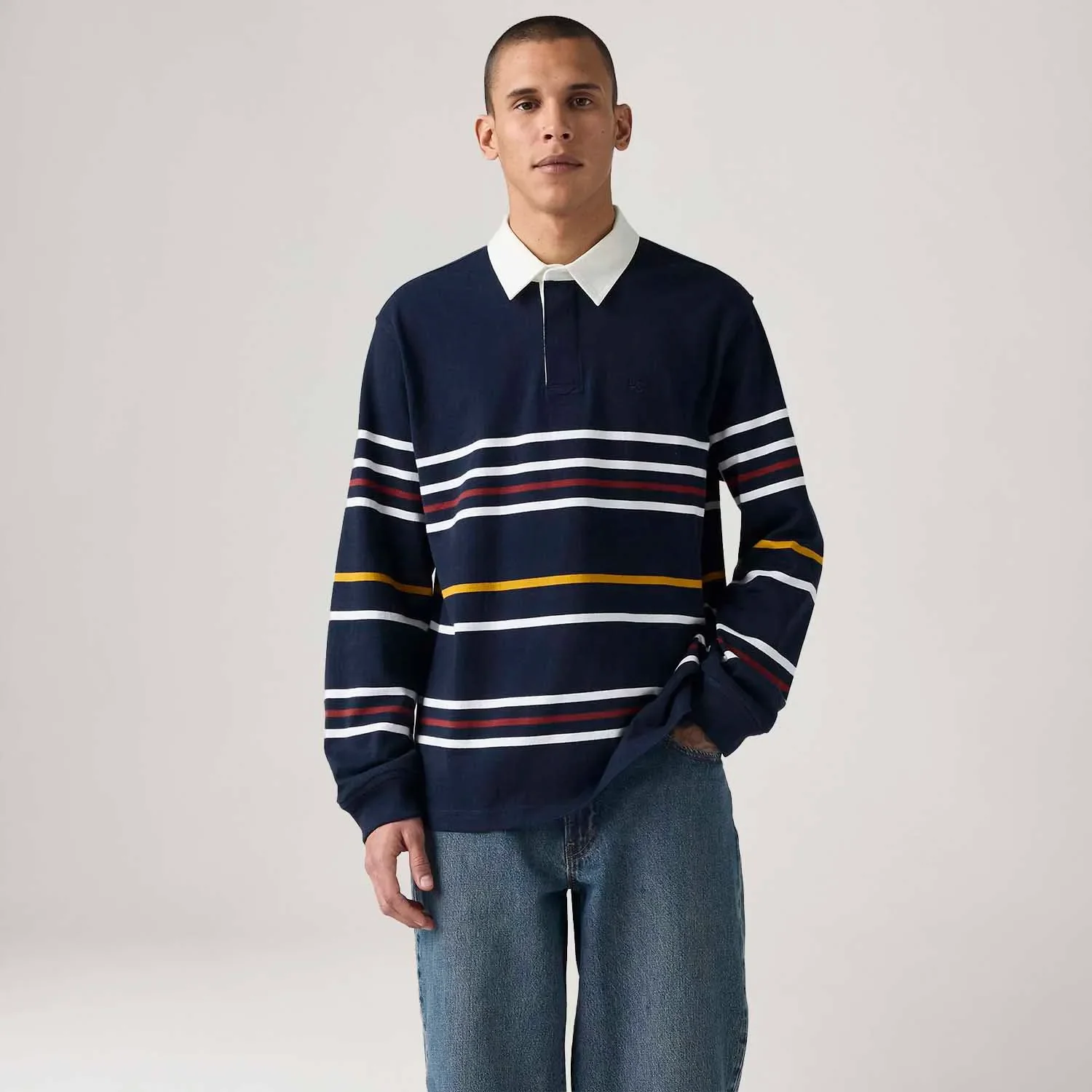 Suéter Levi's® Union Rugby Azul Marinho — imagem 1
