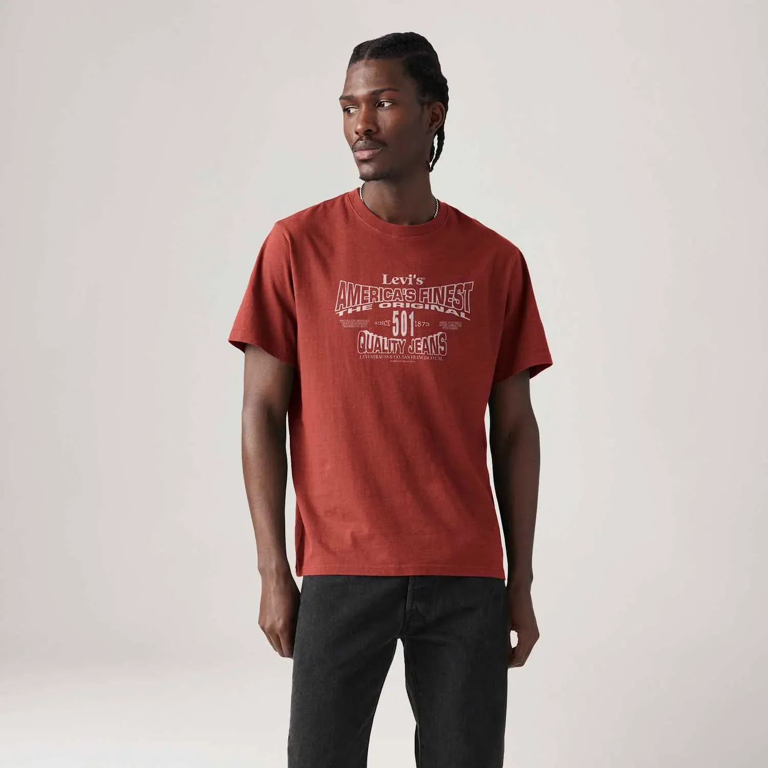 Camiseta Levi's® Relaxed Vermelha — imagem 1