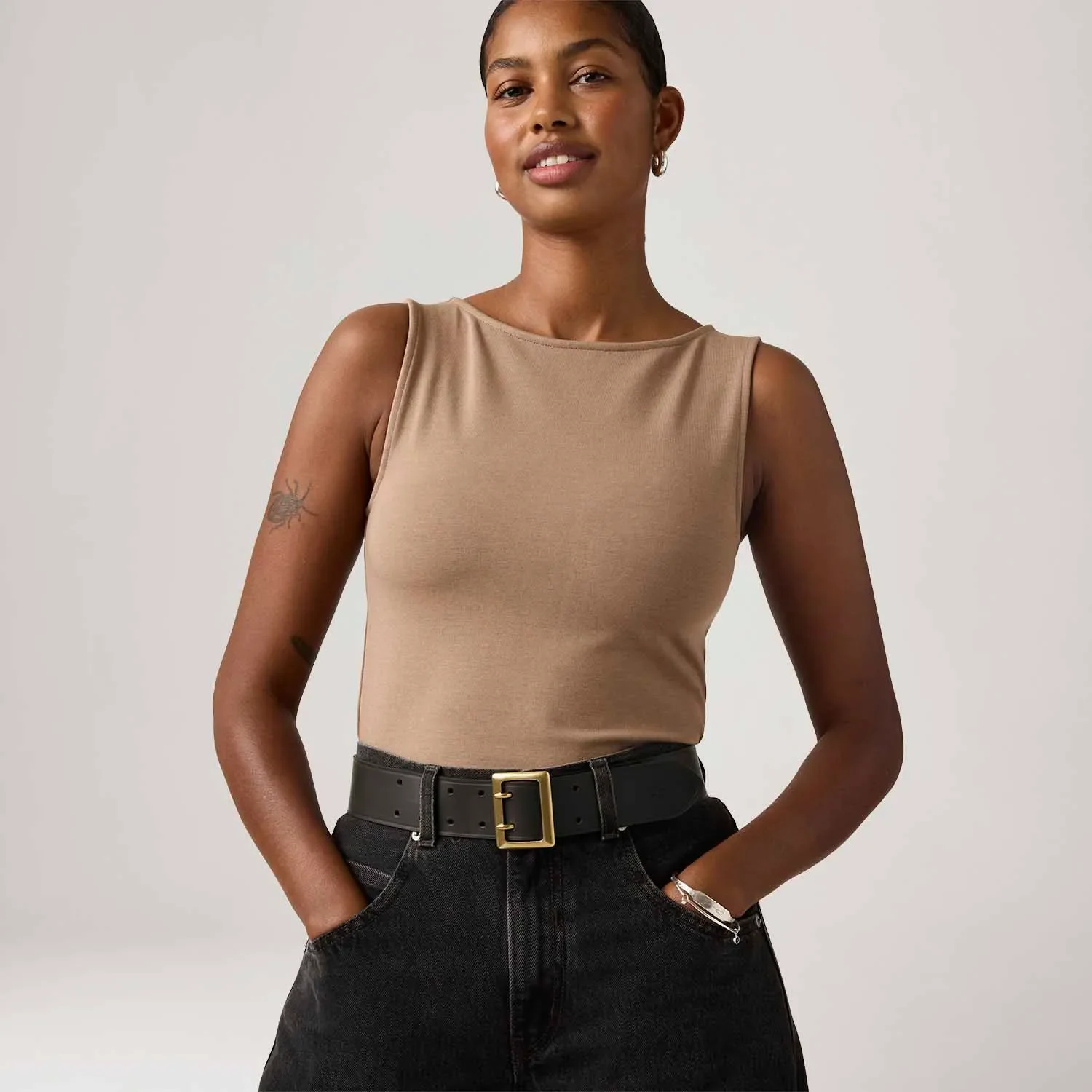 Cinto Levi's® Frankie Marrom — imagem 1