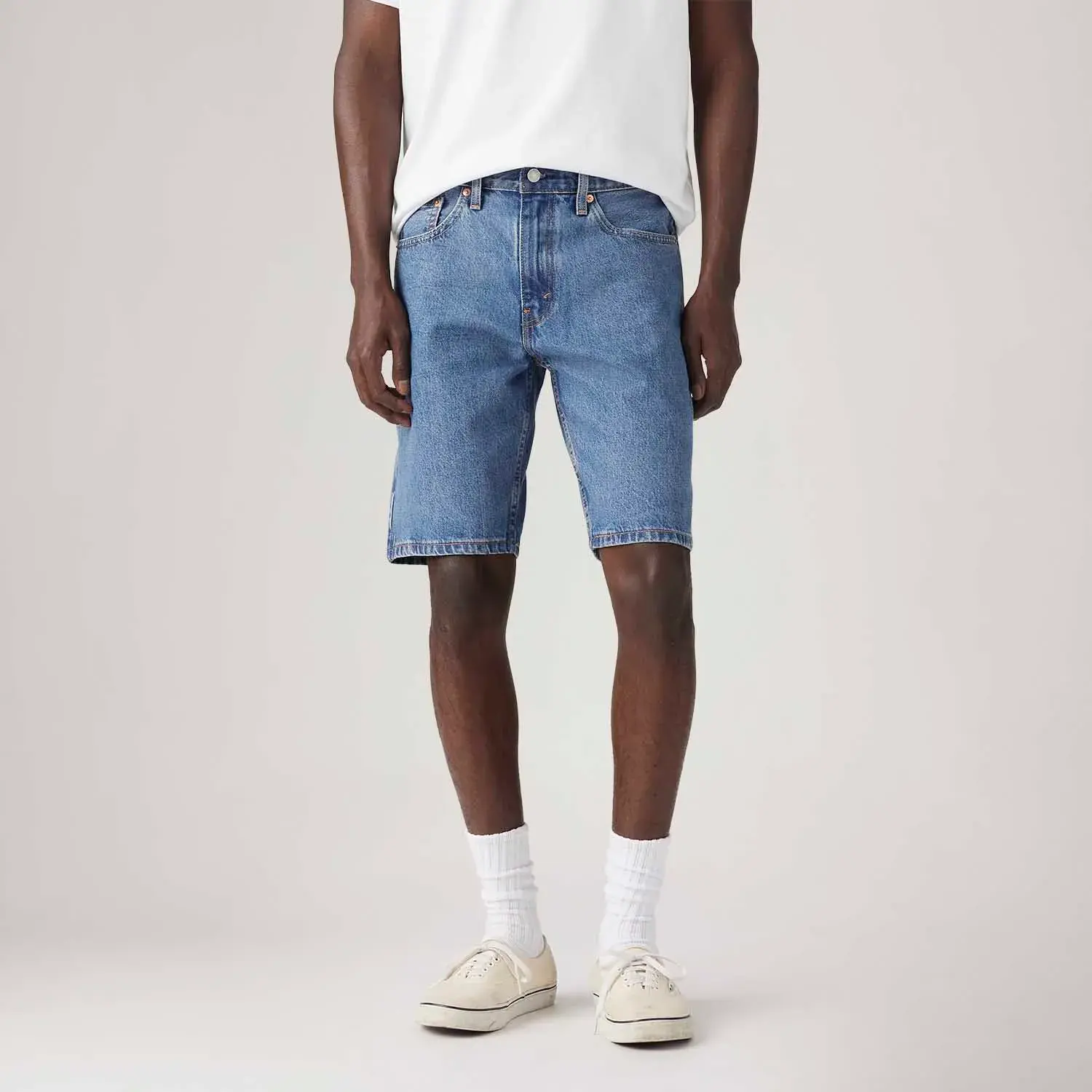 Bermuda Jeans Levi's® 405® Standard Lavagem Clara