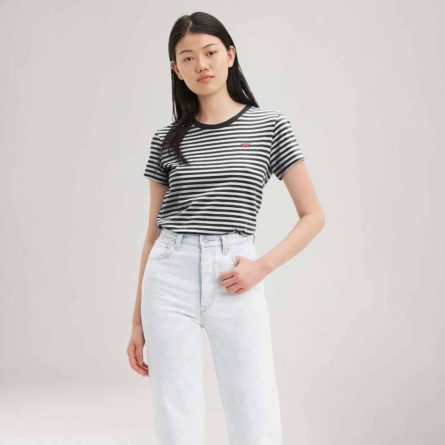 Camiseta Levi's® Prefect Tee Listrada — imagem 1