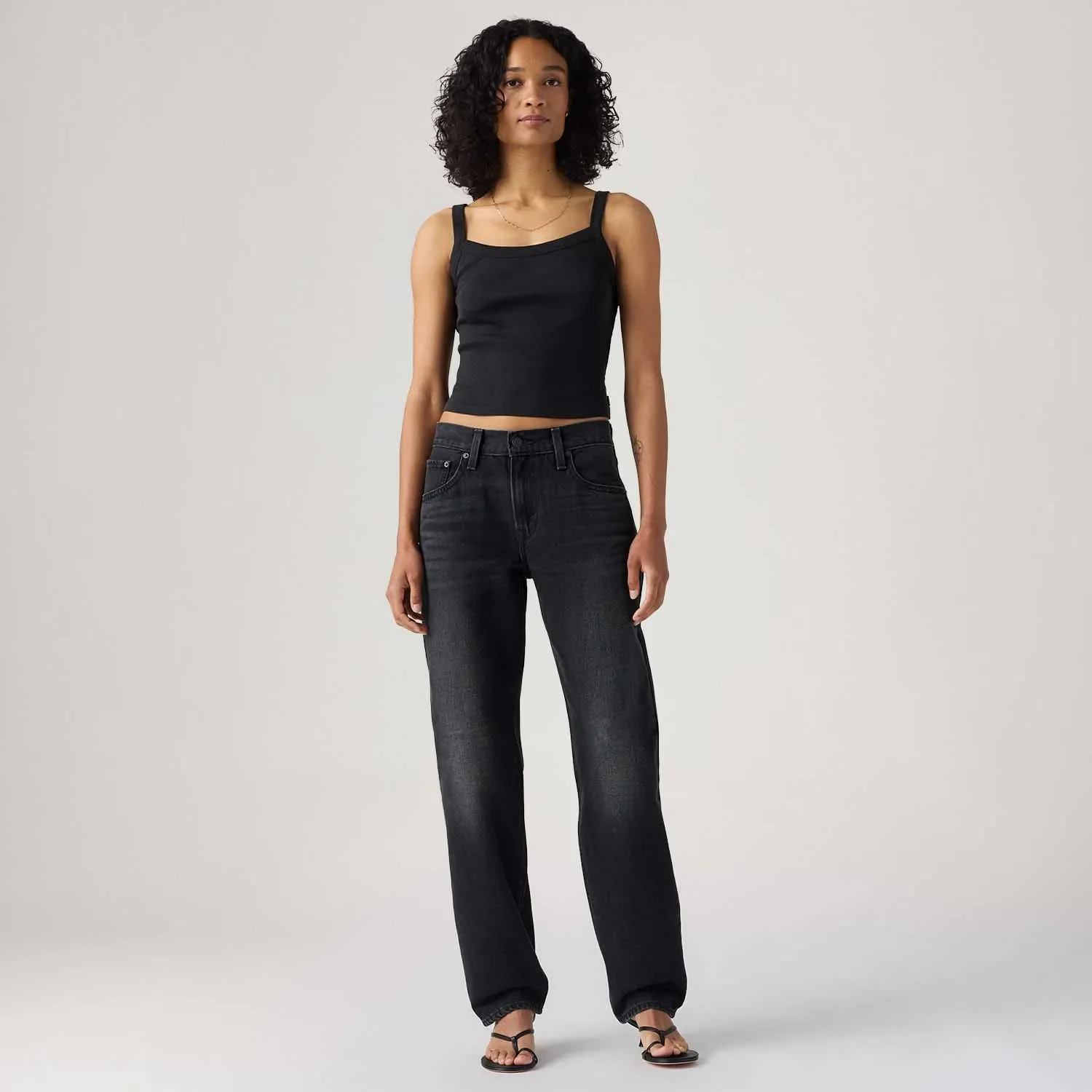 Calça Jeans Levi's® Loose Taper Preta — imagem 1