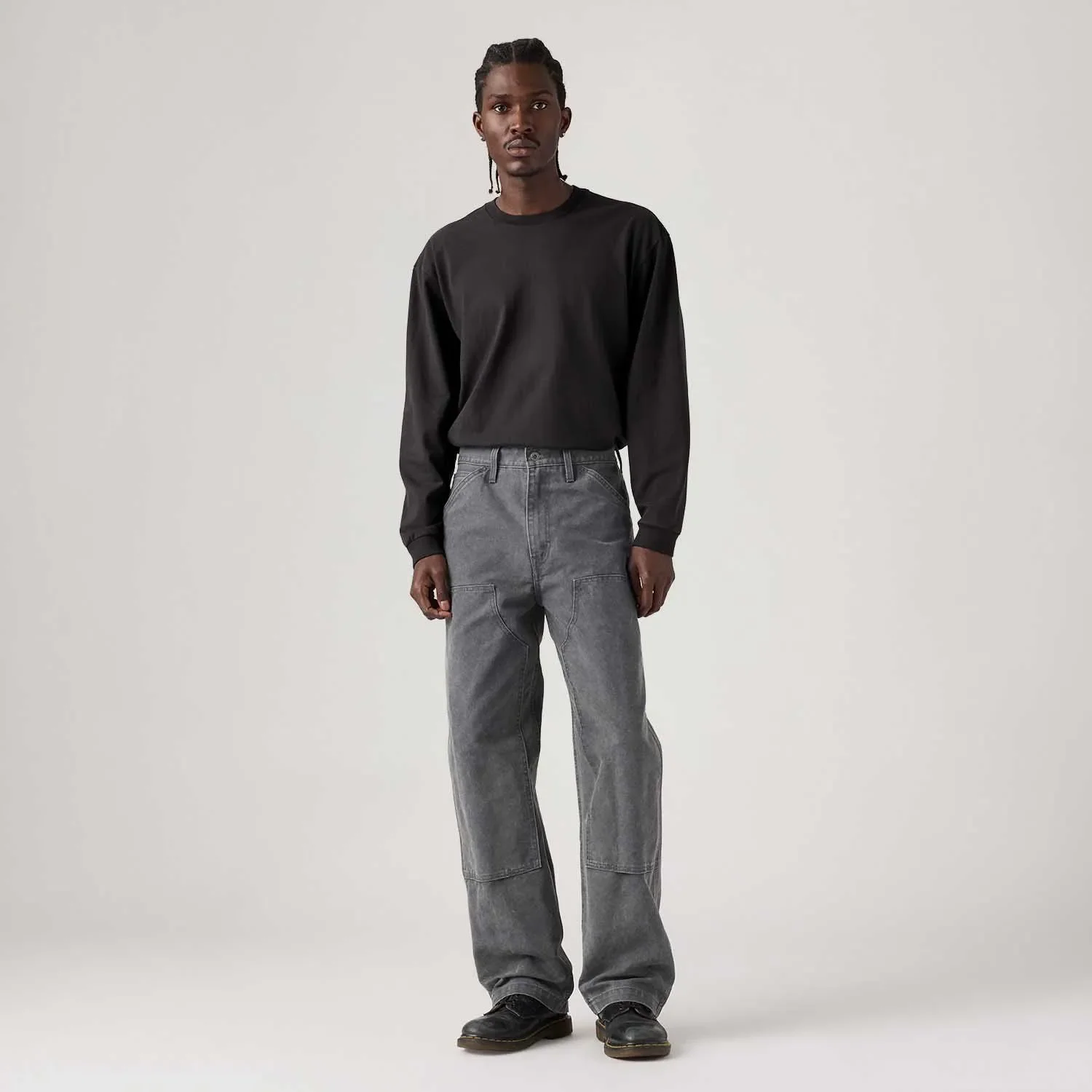 Calça Jeans Levi's® 568® Loose Straight Cinza — imagem 1