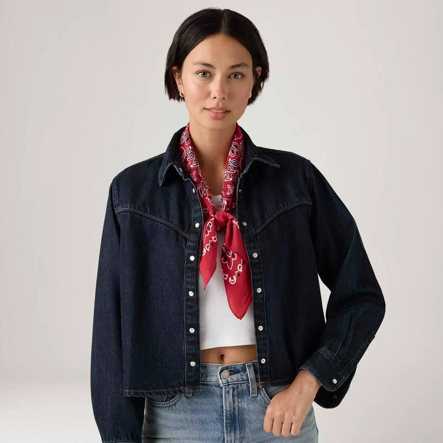 Bandana Levi's® Satin Vermelha — imagem 1