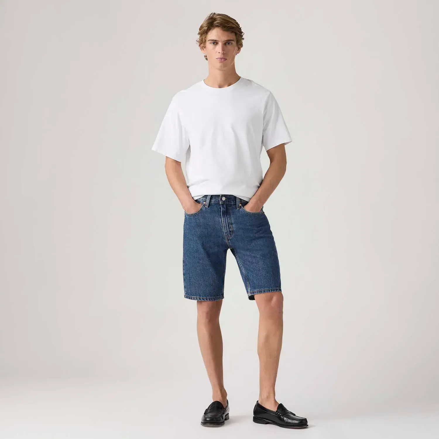 Bermuda Jeans Levi's® 405® Standard Lavagem Escura