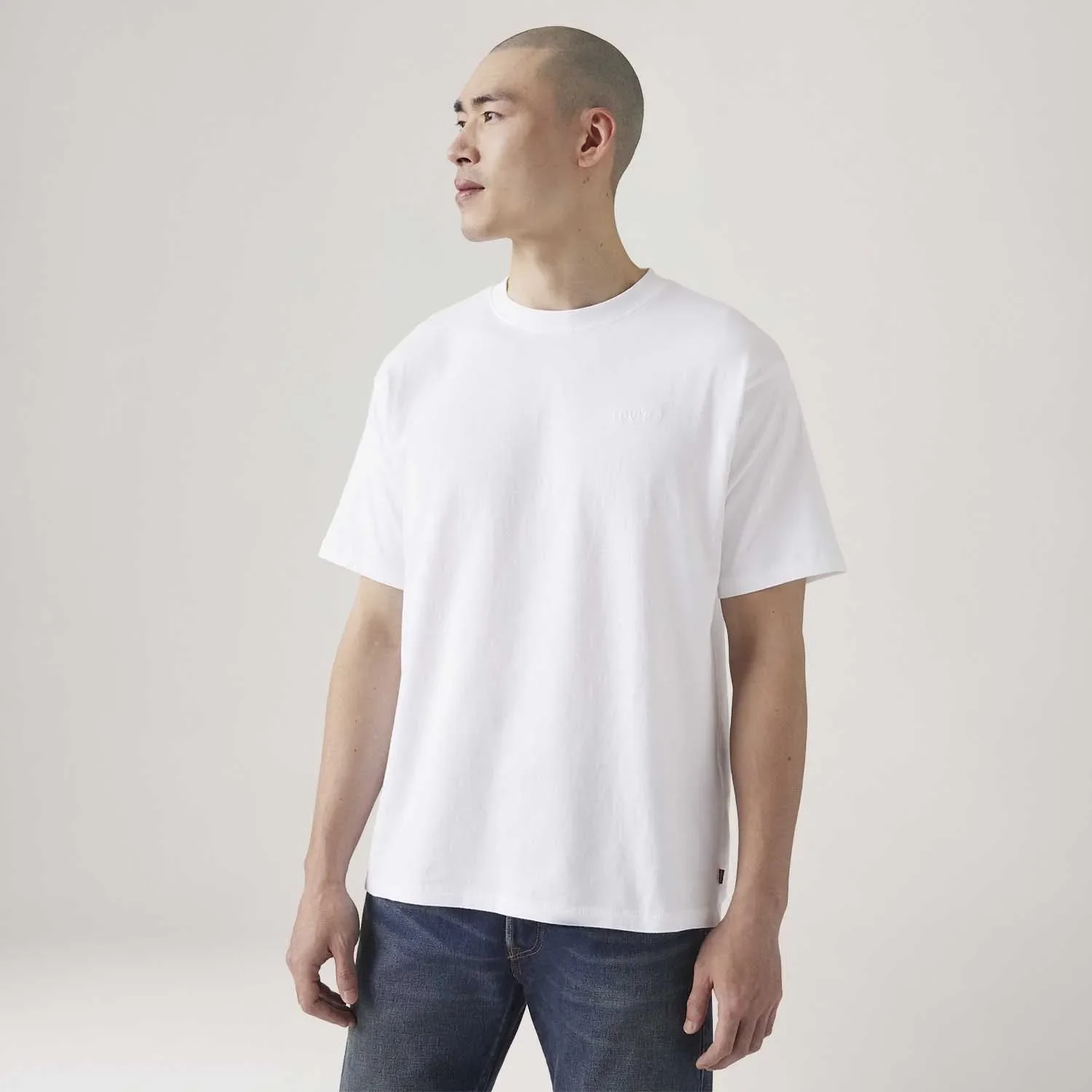 Camiseta Levi's® Red Tab Vintage Off White Manta Curta — imagem 1