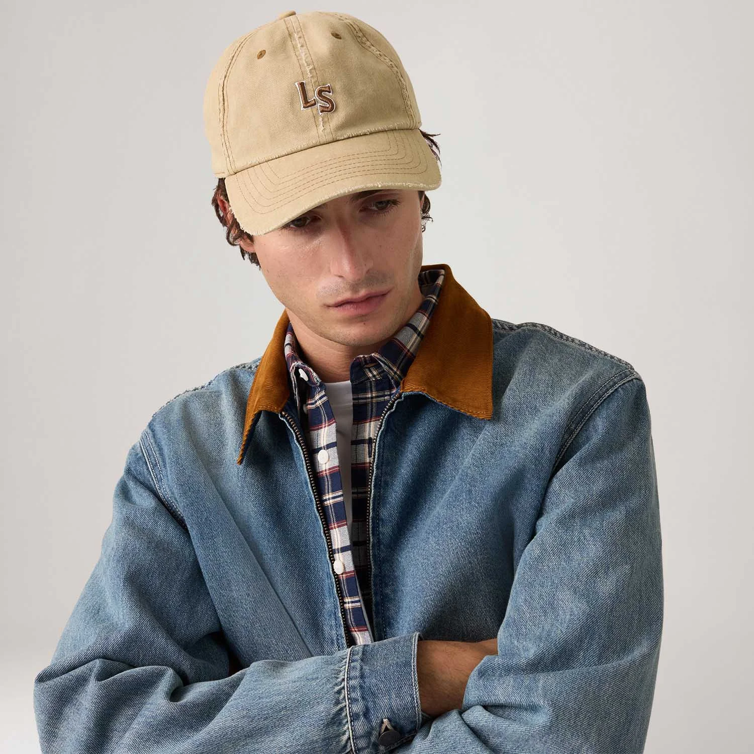 Boné Levi's® LS Monograma Marrom - U USA | U BR — imagem 1