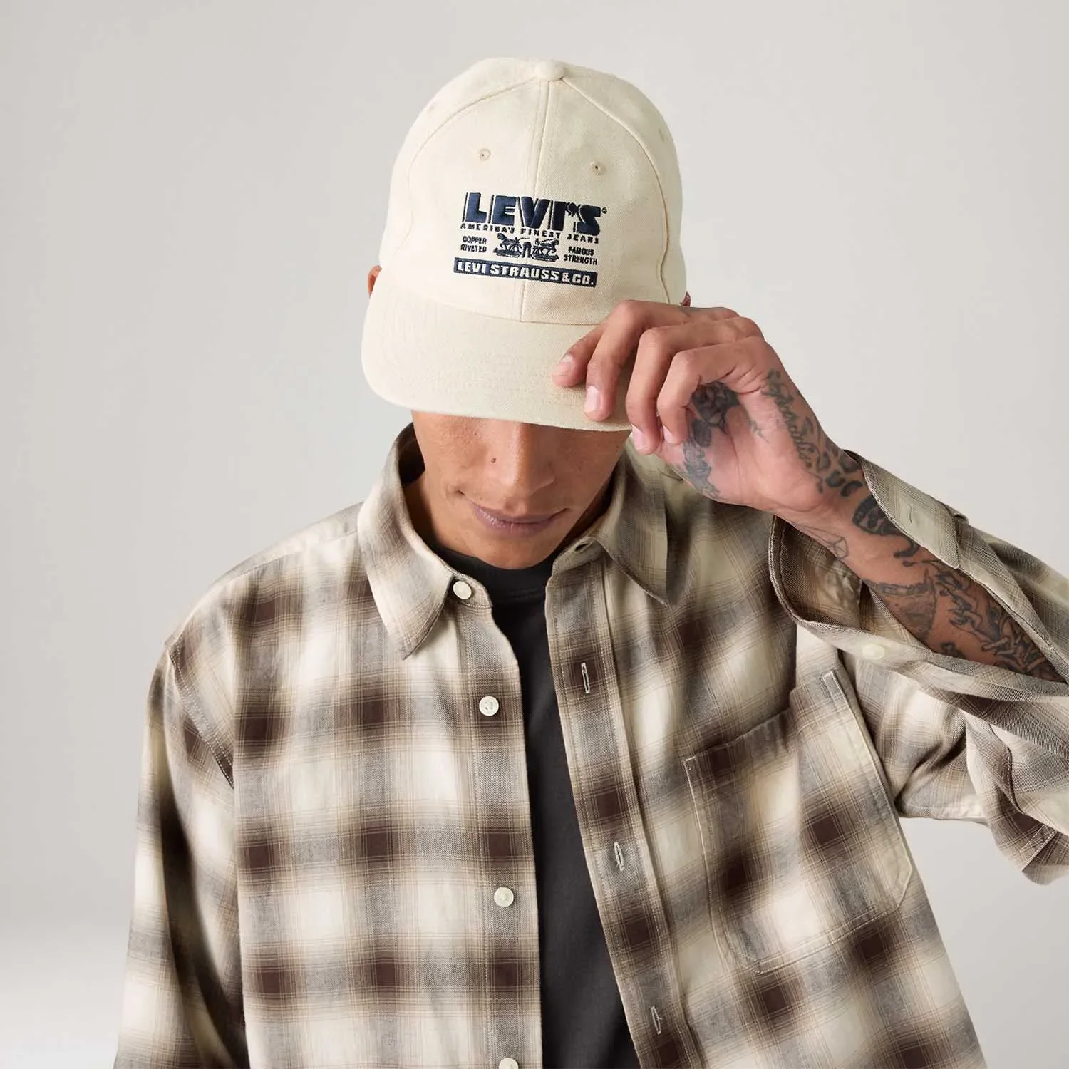 Boné Levi's® Graphic Off White - U USA | U BR — imagem 1