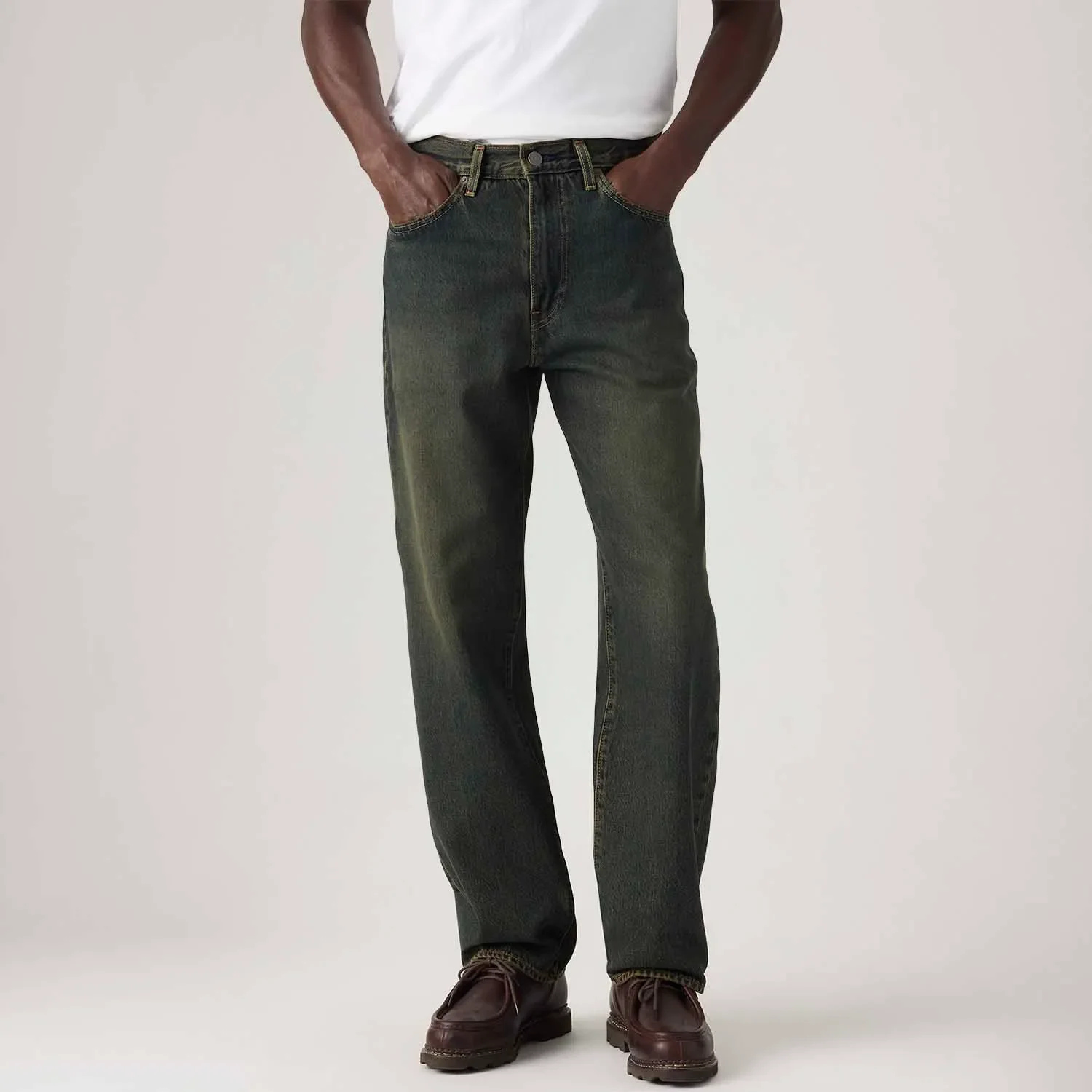 Calça Jeans Levi's® 568® Loose Straight Preta — imagem 1