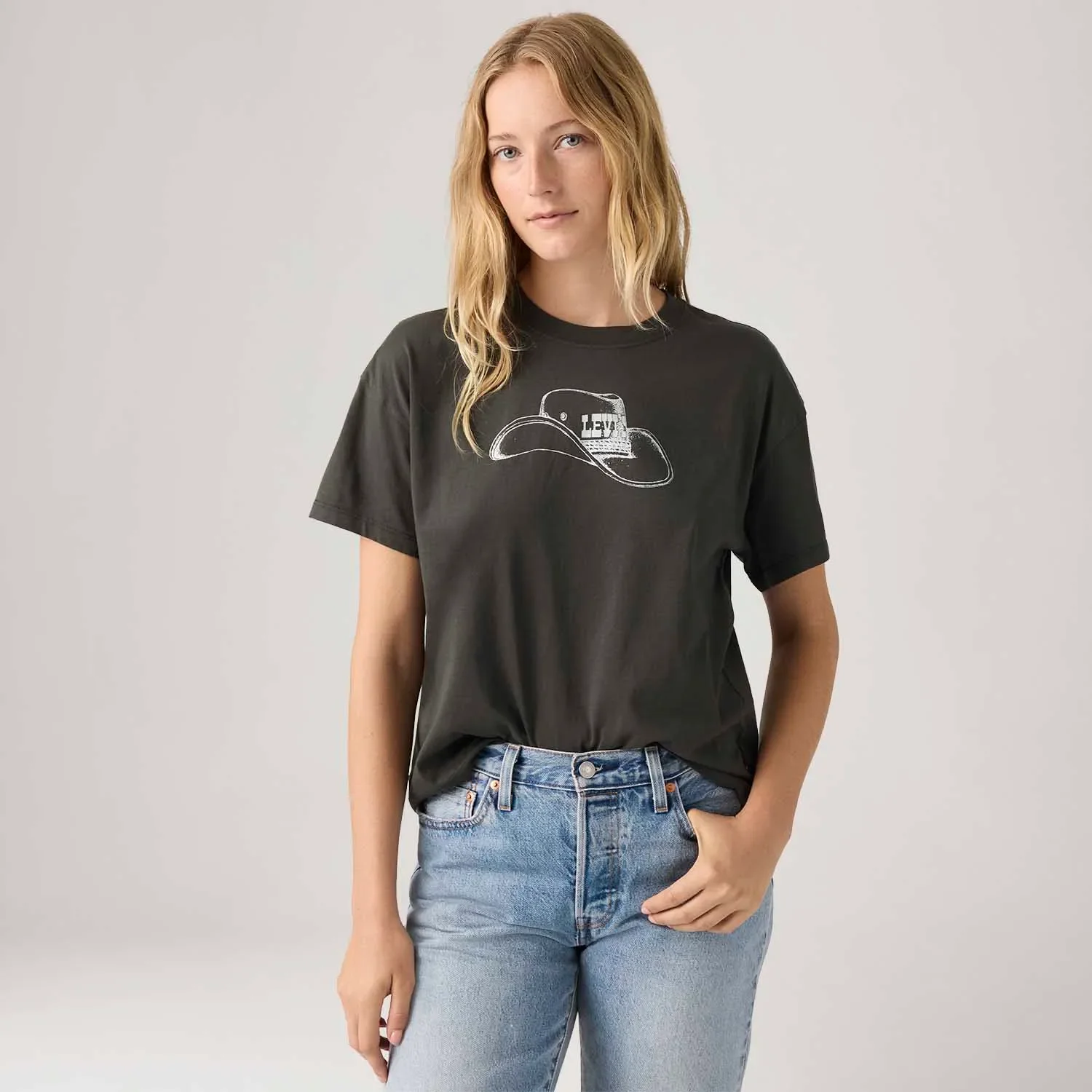 Camiseta Levi's® Graphic Anyday Preta — imagem 1