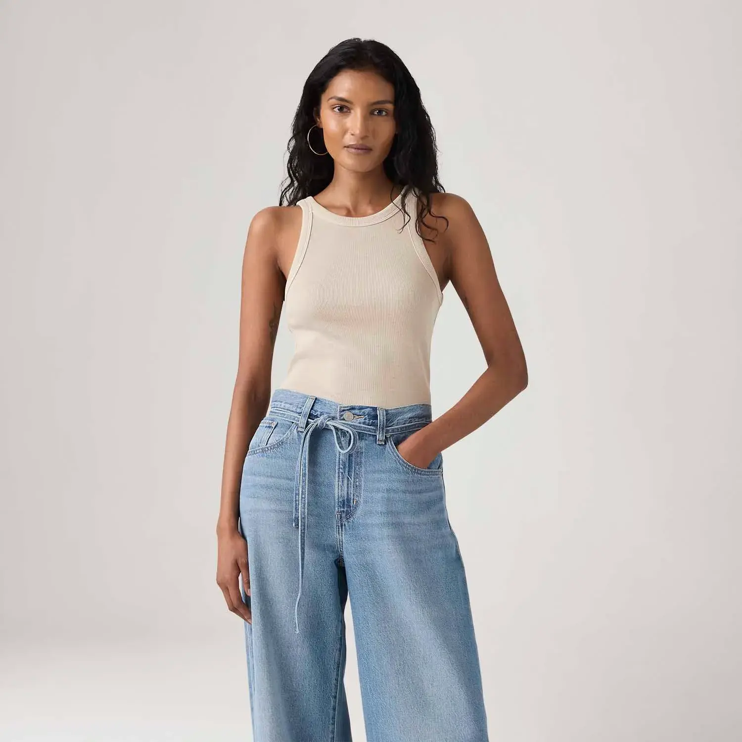 Regata Levi's® Essential Racer Tank Bege