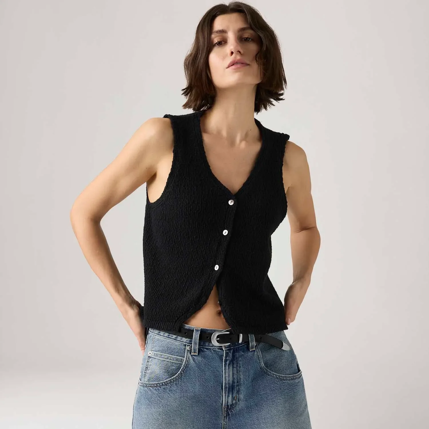 Regata Levi's® Helen Boucle Preta — imagem 1