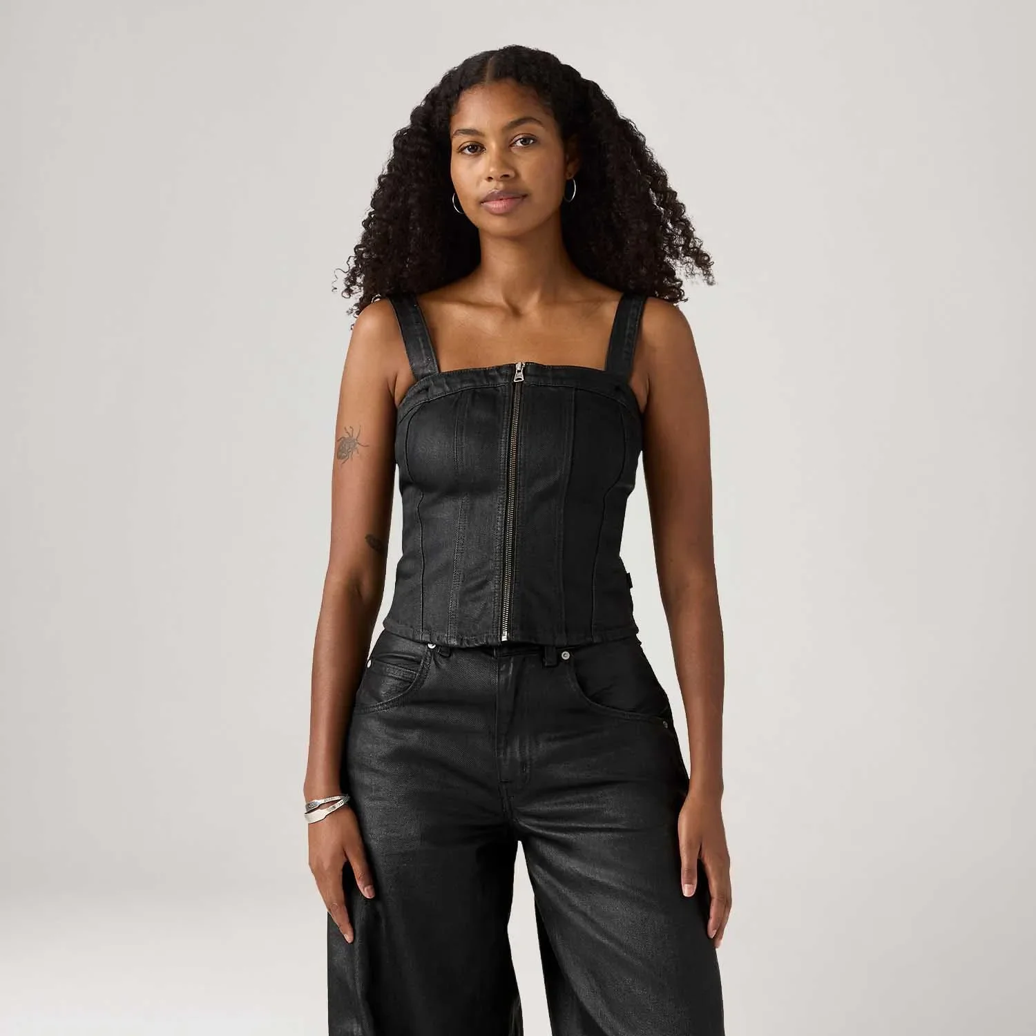 Top Levi's® Sculpted Bustier Preto — imagem 1