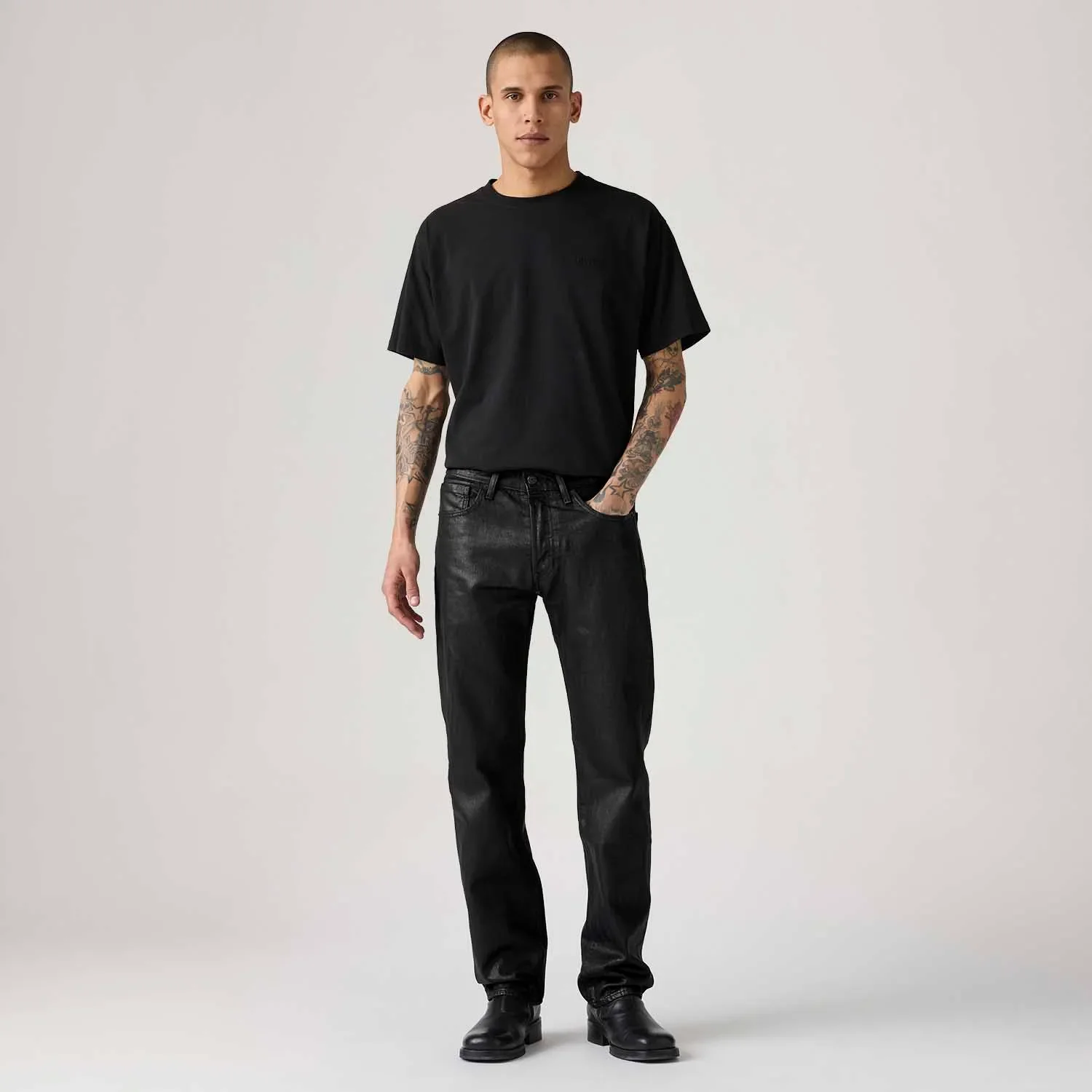 Calça Jeans Levi's® 501® Original Preta — imagem 1