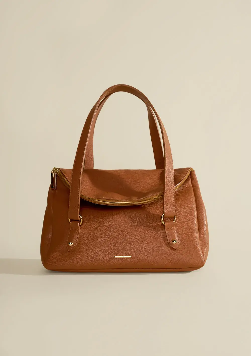 Bolsa Baguete Alça Dupla Caramelo