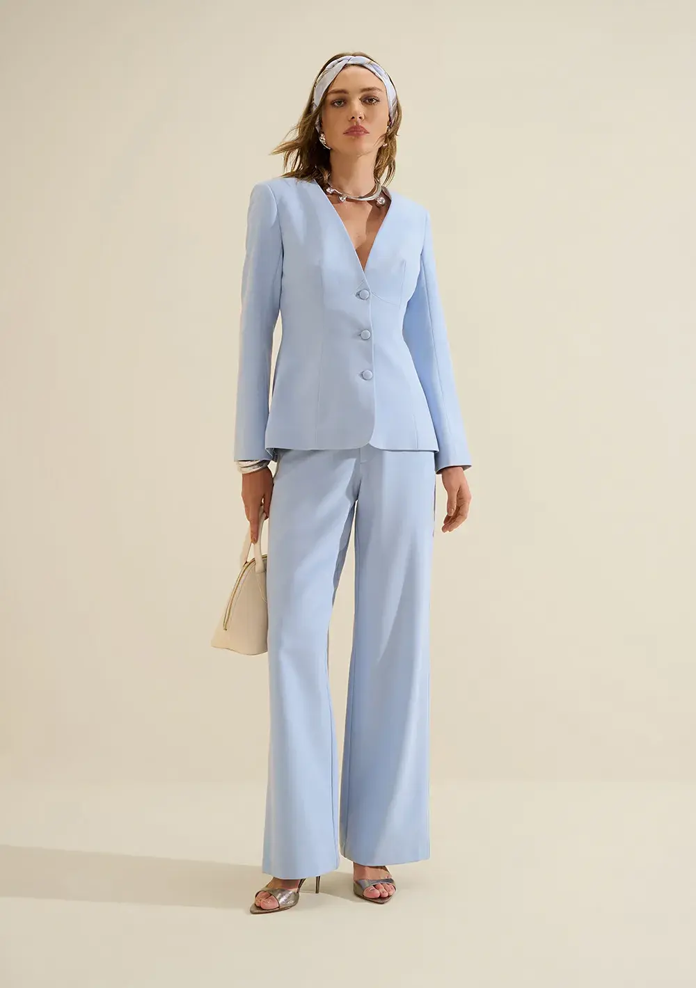 Blazer Ajustado Origem Azul Escuro