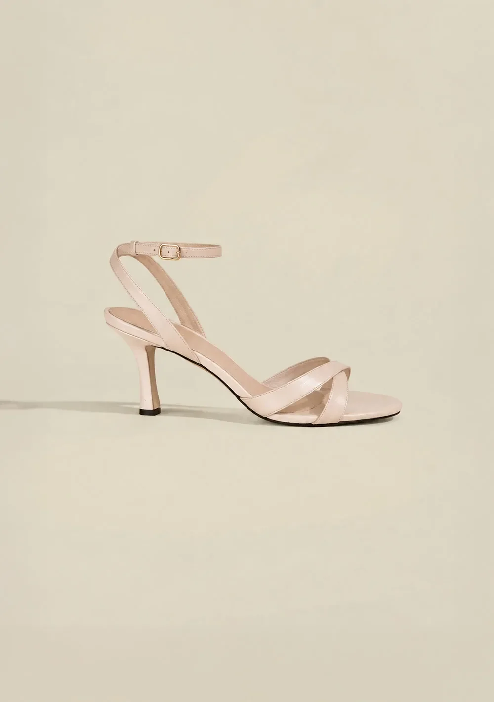 Sandália Salto Gaia Off White