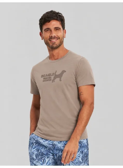 Camiseta Lettering Relevo — imagem 1