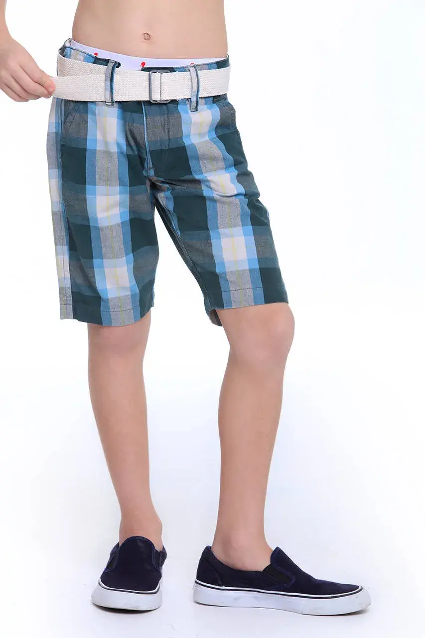 Bermuda Mini Casual Xadrez Tarantino