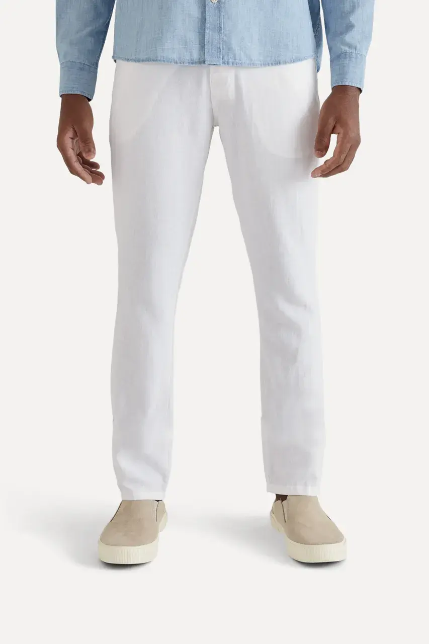 Calça 5 Pockets De Linho