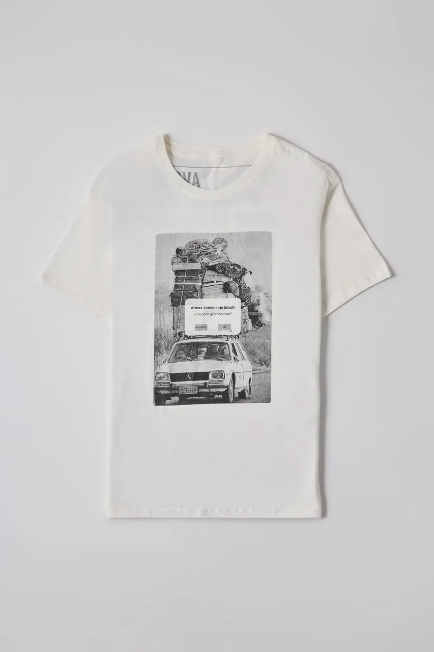 Camiseta Estampada Armazenamento — imagem 1