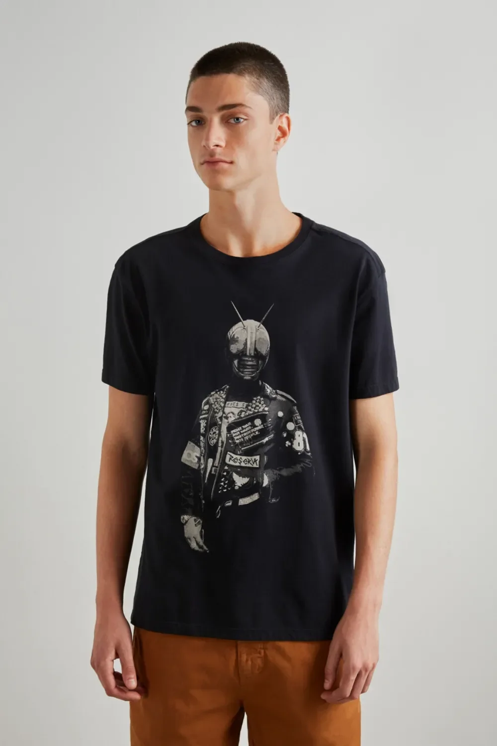 Camiseta Estampada Punk Rider — imagem 1