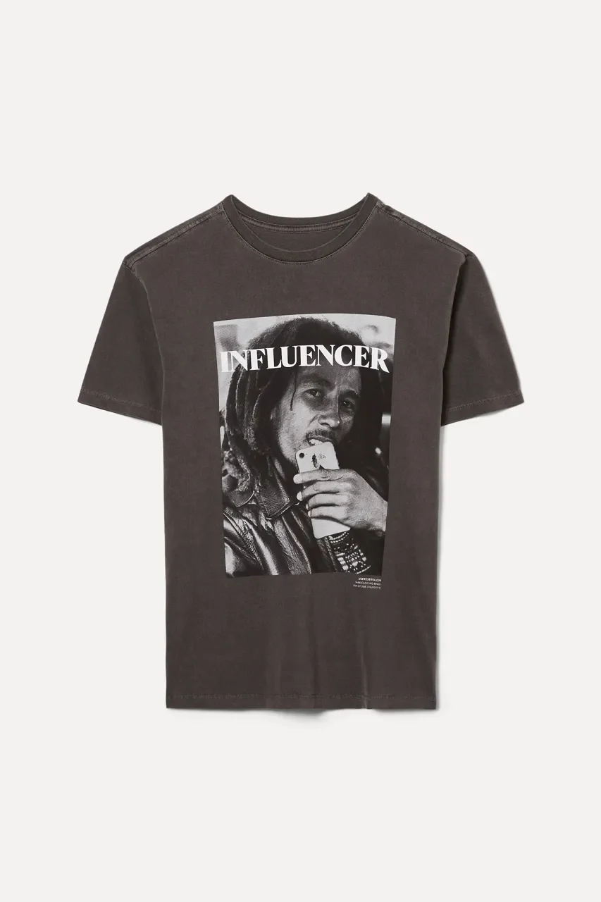 Camiseta Estampada Influencer Rasta Ii
