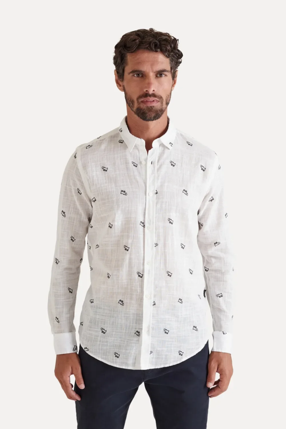 Camisa Keith Poa Cachorros — imagem 1