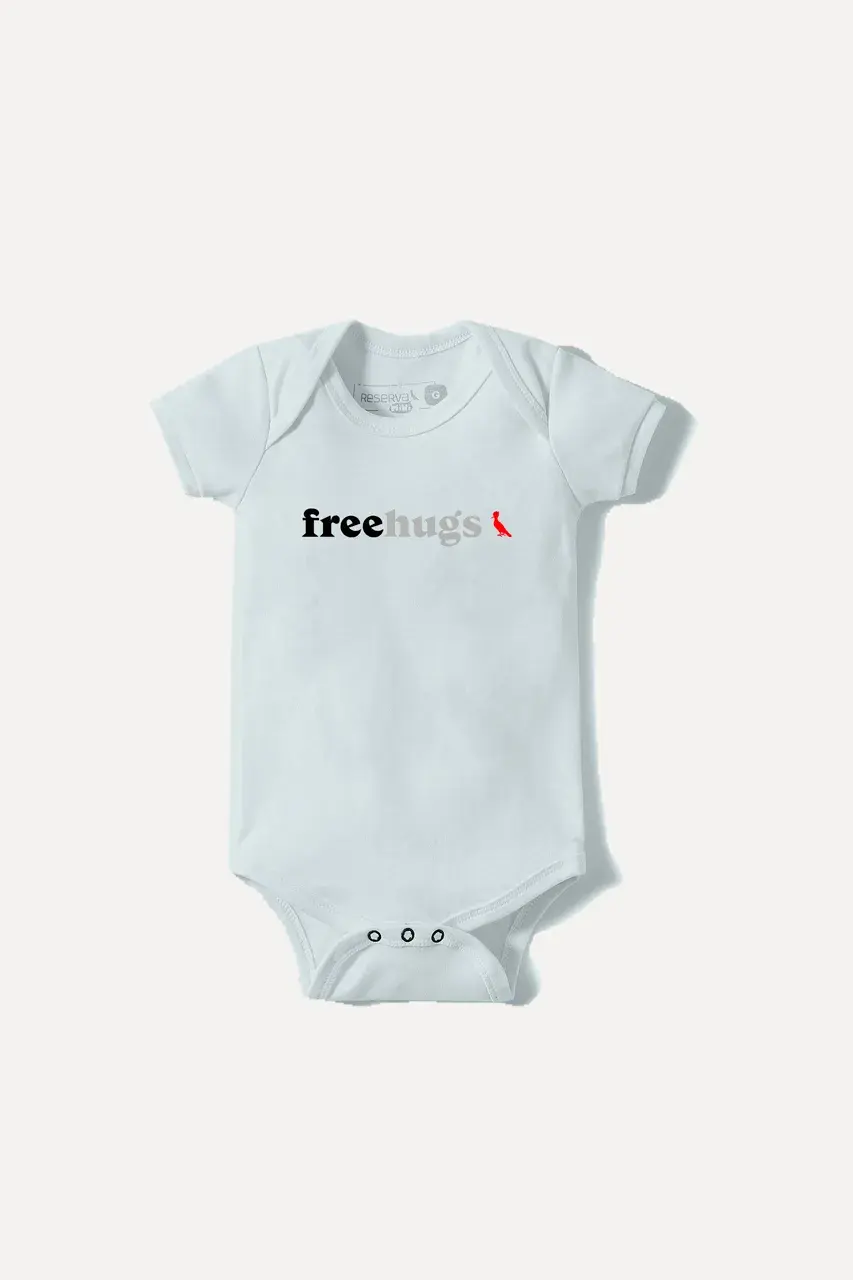 Body RESERVA MINI Bebê Free Hugs
