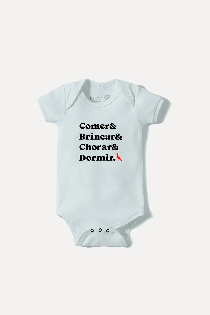 Body RESERVA MINI Bebê Comer