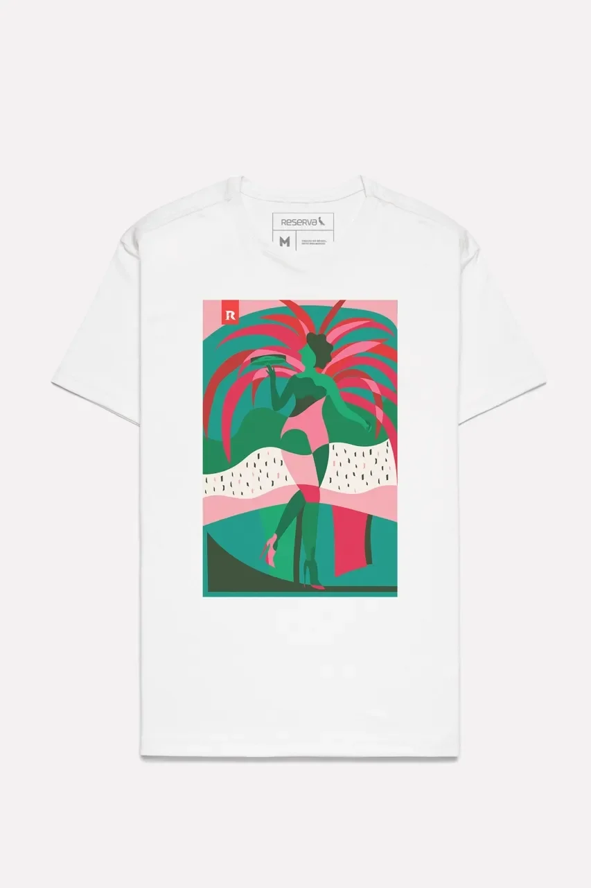 Camiseta Estampada Passista Mangueira — imagem 1