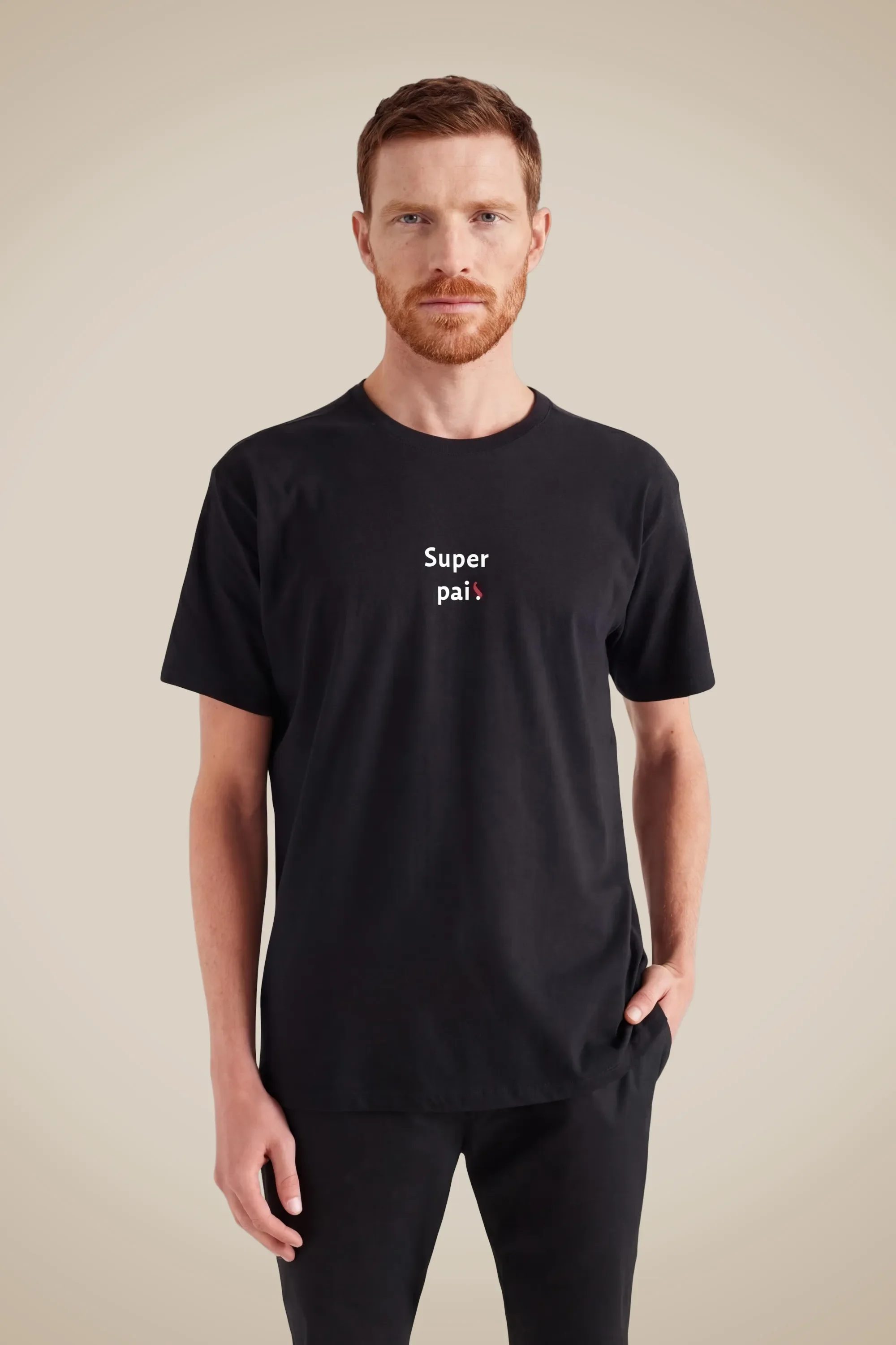 Camiseta Estampada Super Pai — imagem 1