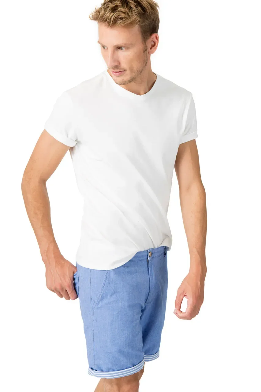 Camiseta RESERVA Enxuto Decote V Pima — imagem 1