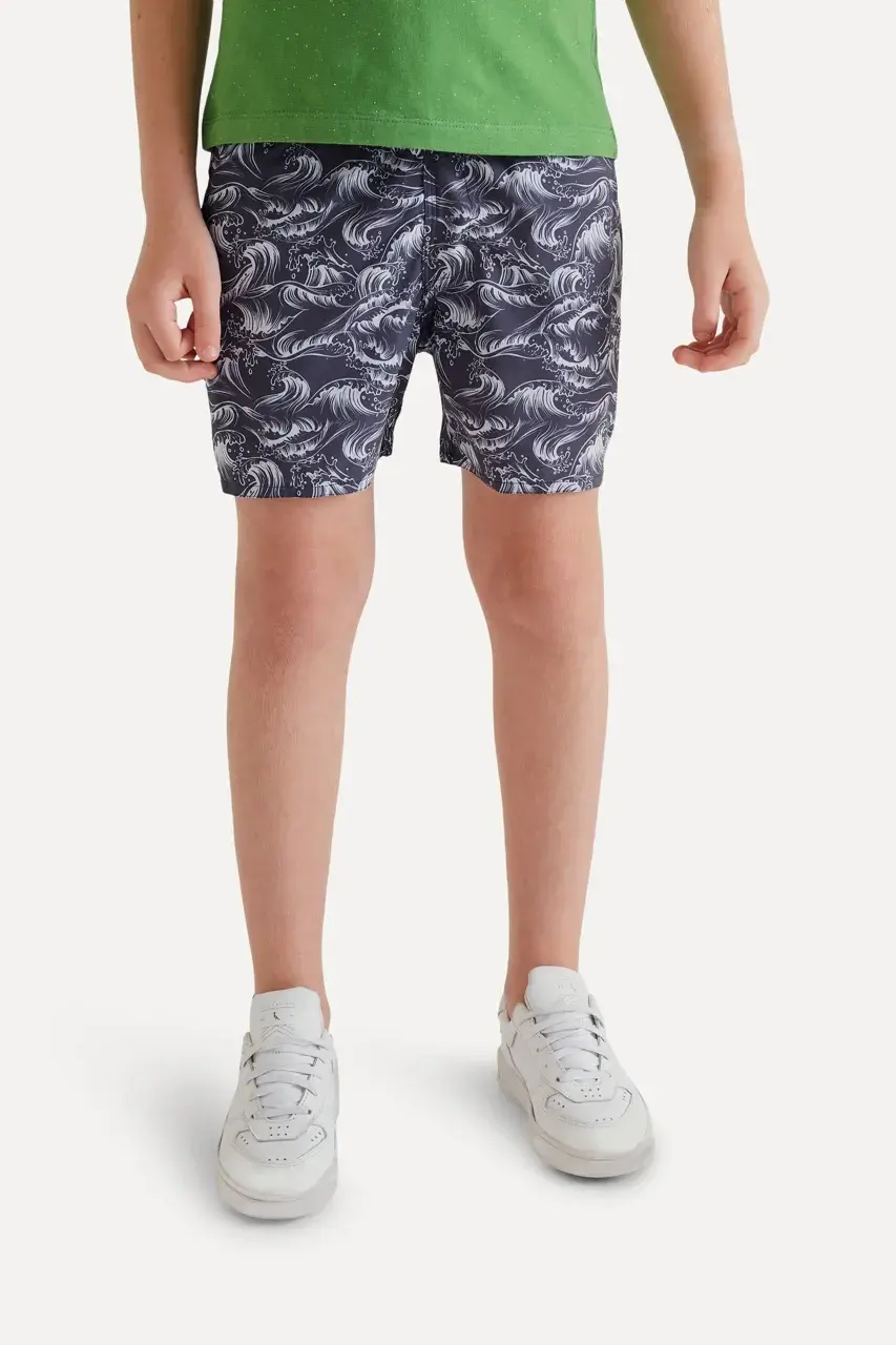 Short De Praia Mini Ondas